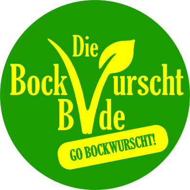 Die Bockwurschtbude - Button - Veggie